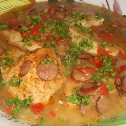 Skillet Creole Chicken Fricassee recipe