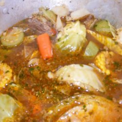 Caldo De Res (A Mexican Beef -Vegetable Soup) recipe