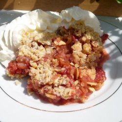 Strawberry and Rhubarb Crumble recipe