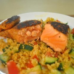 Spice-Crusted Salmon With Couscous Salmon recipe