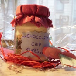 Chocolate Chip Bars (Or Gift Mix in a Jar) recipe