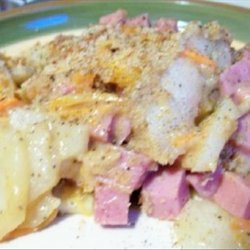 Ham and Potato Bake recipe