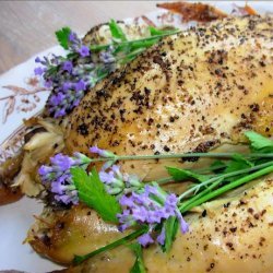 Lavender, Lovage and Lime Roast Chicken With Honey recipe