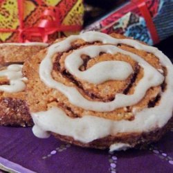 Cinnabon Roll Spiral Cookies!!! recipe