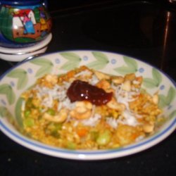 Curried Shrimp With Brown Rice recipe