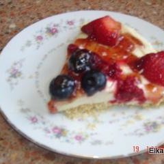 Fresh Berry Lemon Cheesecake- No Bake recipe