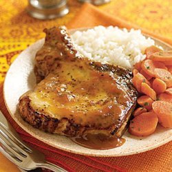 Pork Chops With Apricot Sauce recipe