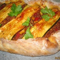 Moroccan Lamb and Zucchini Pide recipe