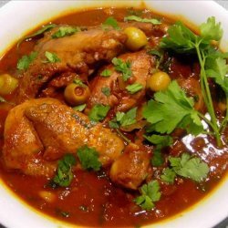Chicken with Green Olives recipe