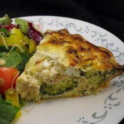 Craze-E Salmon and Broccoli Quiche recipe