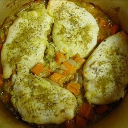 Crock Pot Orange-Curry Chicken With Sweet Potato Pilaf recipe