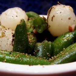 Green Beans and Pearl Onions recipe