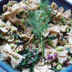Salmon and Edamame Pasta Salad recipe