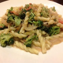 Pasta Primavera With a Gorgonzola Twist recipe