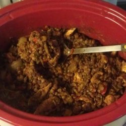 Crock-Pot Moroccan Chicken and Lentils recipe