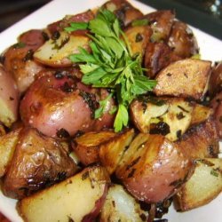 Easy Pan Fried Potatoes, Shallots With Parsley Butter recipe