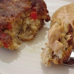 Crab Cakes With Whole Grain Mustard Remoulade recipe