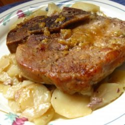 Pork Chops and Scalloped Potatoes recipe