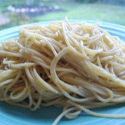 Buttery Angel Hair Pasta With Parmesan Cheese recipe