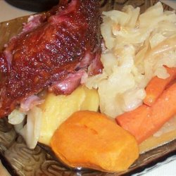 Pork Cottage Roll & Cabbage recipe