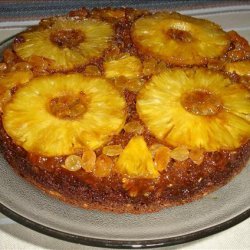 Lemony Glazed Pineapple Upside Down Gingerbread recipe