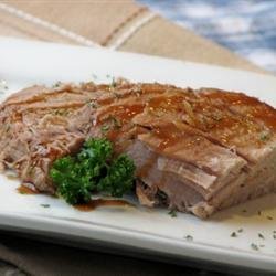 Tangy Slow Cooker Pork Roast recipe