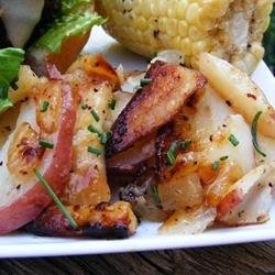 Grilled Potatoes and Onion recipe
