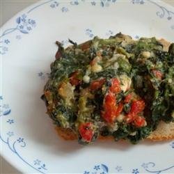 Spinach Chicken Parmesan recipe