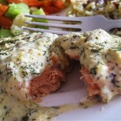 Salmon Fillets with Creamy Dill recipe