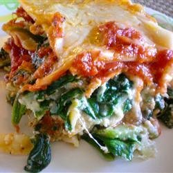 Spinach Lasagna III recipe