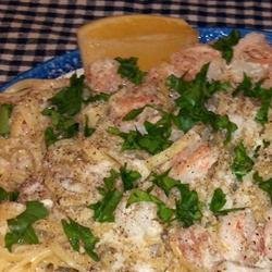 Shrimp Linguine Alfredo recipe