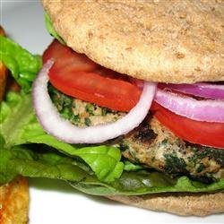 Spinach and Feta Turkey Burgers recipe