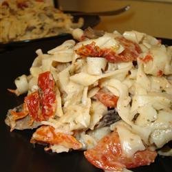 Chicken, Garlic, and Sundried Tomato Pasta recipe