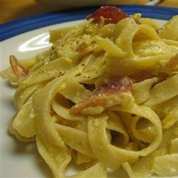 Fettuccini Carbonara recipe