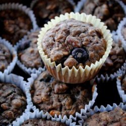 No-Flour No-Sugar Oat Walnut Fruit Muffins recipe