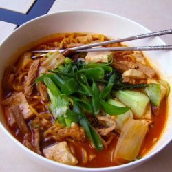 Grandma's Rainy Day Kimchi Noodle Soup recipe