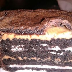 Oreo and Peanut Butter Brownie Cupcakes recipe