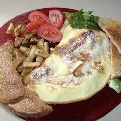 Mushroom,  Bell Pepper, and Cheese Omelet recipe