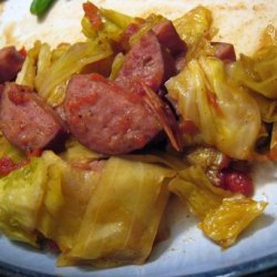 Stove Top Smoked Kielbasa and Cabbage recipe