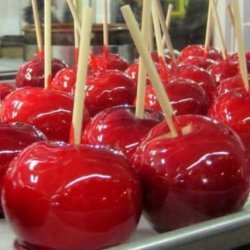 Old-Fashioned Red Candied Apples recipe