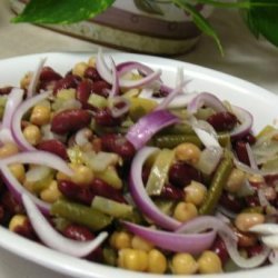 Marmie's Ever Changing Multi Bean Salad recipe