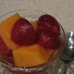 Fresh Melon and Strawberries With Marsala recipe