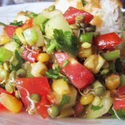 Spicy Mexican Salad (Vegan With Raw Option) recipe