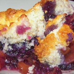 Blueberry and Nectarine Cobbler recipe