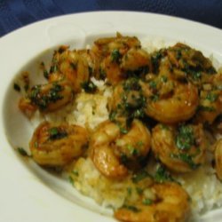 Spanish Style Garlic Shrimp With Capers recipe