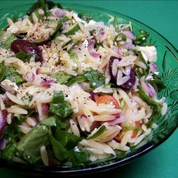 Greek Orzo Salad W/ Kalamata and Feta recipe