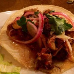 Smoky Pork Tinga Tacos (Slow Cooker) recipe
