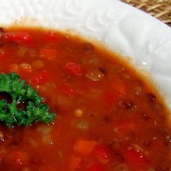 Lentil Veggie Soup recipe