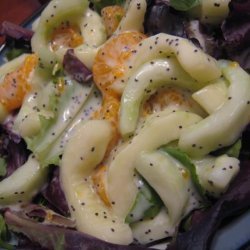 Sweet Mandarin Cucumber Salad recipe
