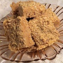 Crispy Peanut Butterscotch  Layer Squares (No Bake) recipe